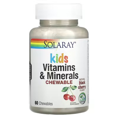 Solaray Children's Vitamins & Minerals, Chewable 60