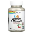 Solaray Children's Vitamins & Minerals, Chewable 60