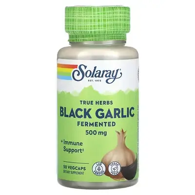 [98637] Solaray Fermented Black Garlic Bulb, 500mg