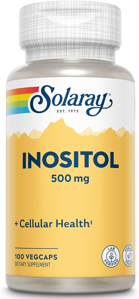 [04358] Solaray Inositol, 500mg, Veg Cap