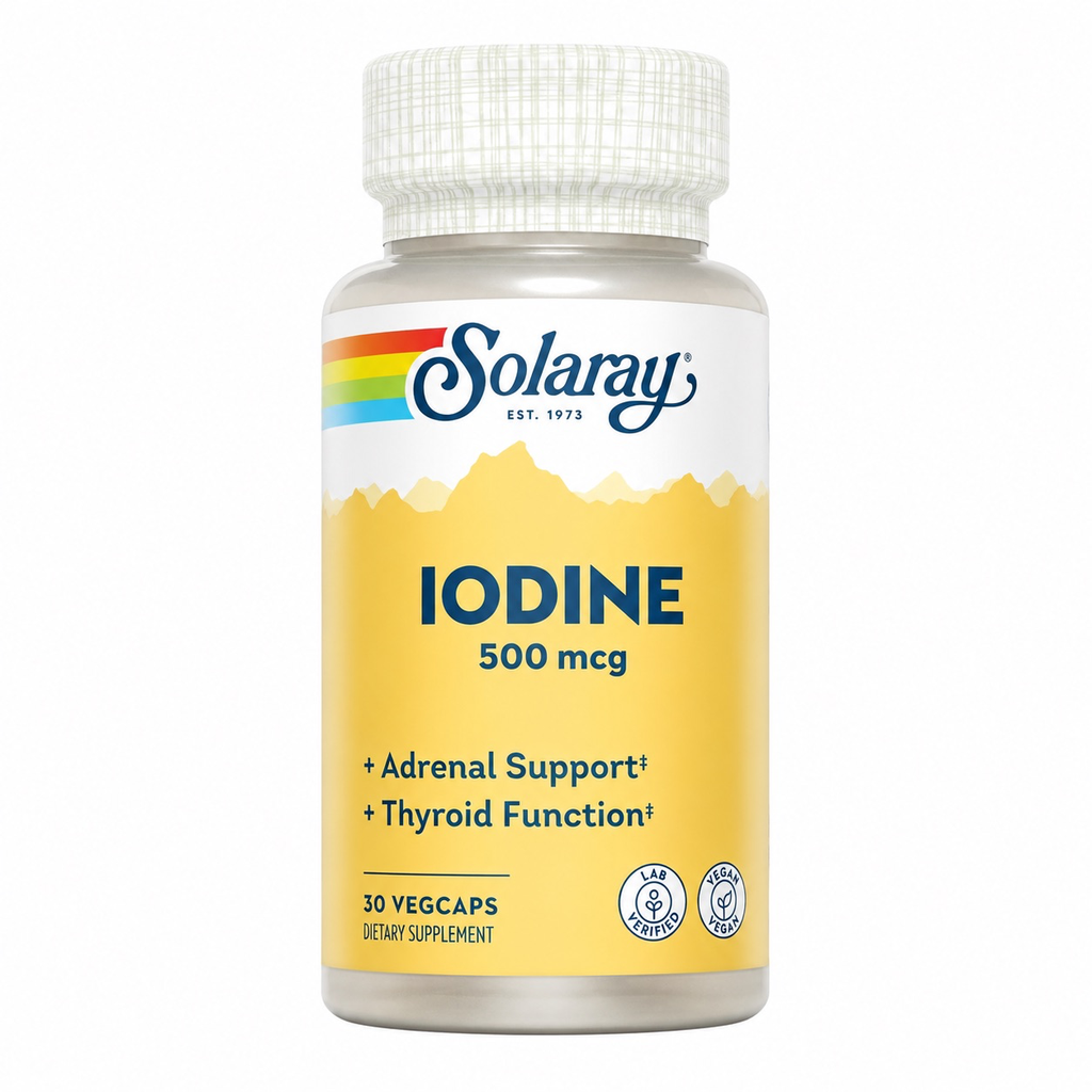 [14260] Solaray Iodine, Veg Cap 500mcg