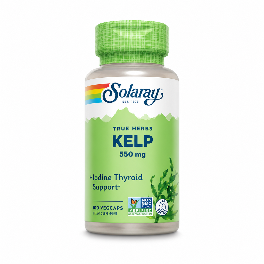 [01365] Solaray Kelp Seaweed 550mg 100 vegcaps