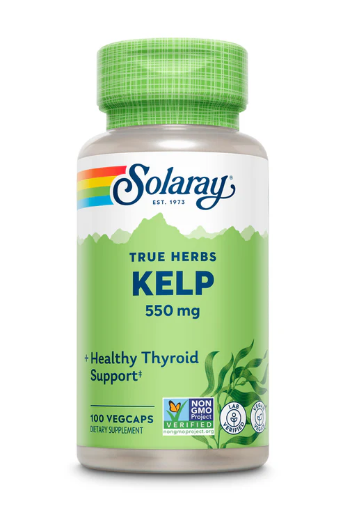[01365] Solaray Kelp Seaweed 550mg 100 vegcaps