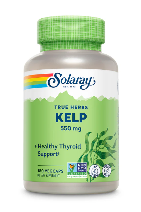 [13651] Solaray Kelp Seaweed 550mg 180 vegcaps