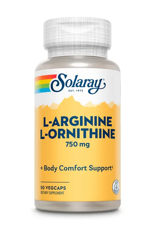[04880] Solaray L-Arginine & L-Ornithine, Free
