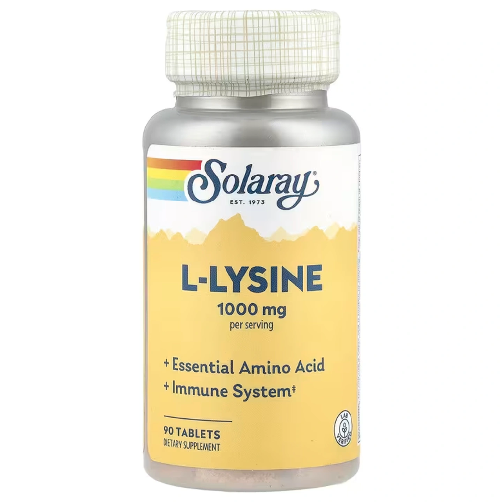 [04860] Solaray L-Lysine, Free Form 1000mg