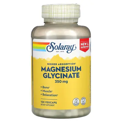 [54901] Solaray Magnesium Glycinate 350mg 120 VC
