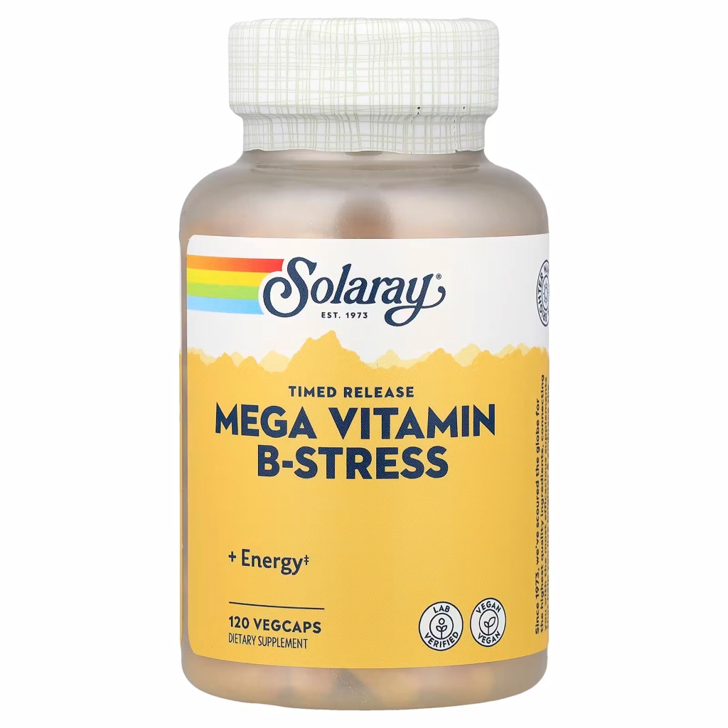 [04241] Solaray Mega Vitamin B-Stress
