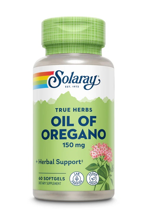 [08252] Solaray Oil of Oregano Aerial Extract, VegSoftgel 150mg