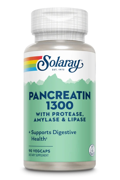 [04818] Solaray Pancreatin, 1300mg