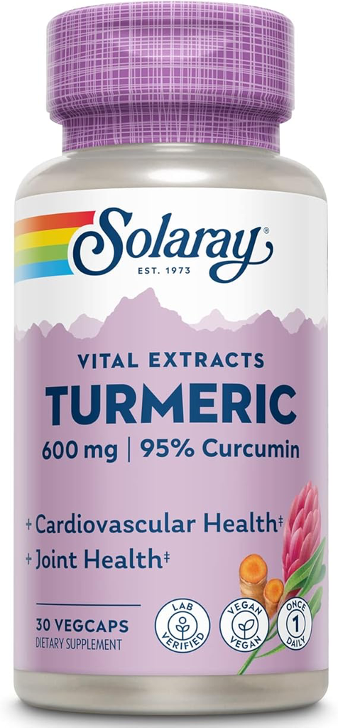 [13747] Solaray Turmeric Root Extract, One 600mg