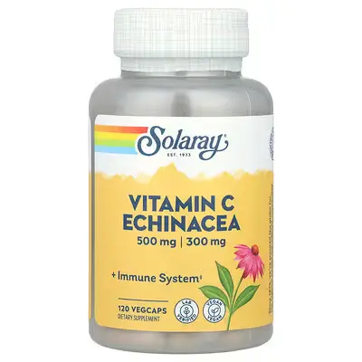 [04394] Solaray Vitamin C & Echinacea 500mg