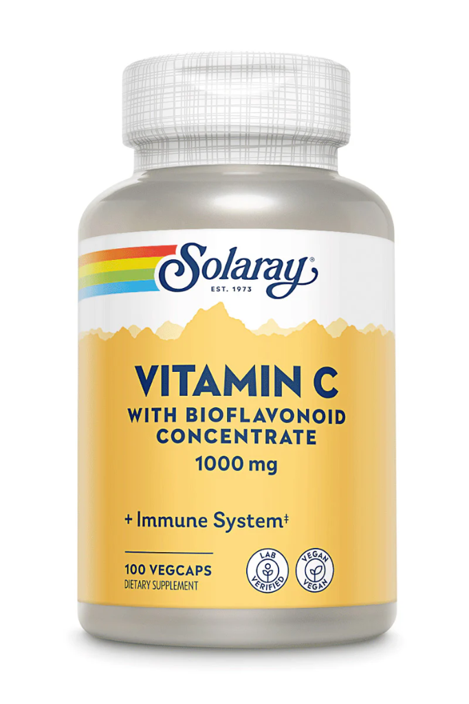 [04440] Solaray Vitamin C with Rose Hips, Acerola & Bioflavonoids 1000mg