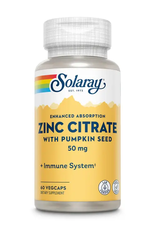 [47102] Solaray Zinc Citrate 50mg
