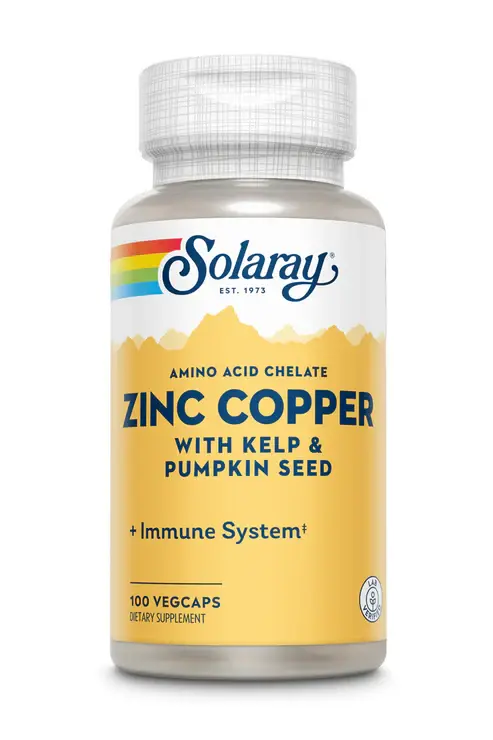 [47105] Solaray Zinc Copper Amino Acid Chelate