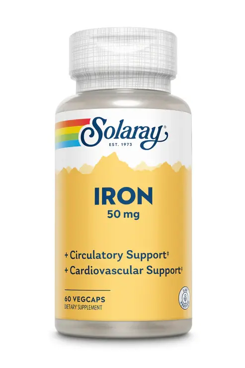 [46105] Solaray lron Amino Acid Chelate 50mg