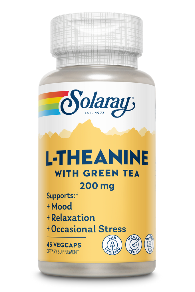 [04992] Solaray, L-Theanine With Green Tea