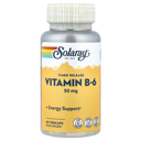 Solaray, Timed Release, Vitamin B-6, 50 mg
