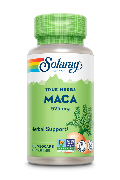 [01376] Solaray, True Herbs, Maca, 525 mg