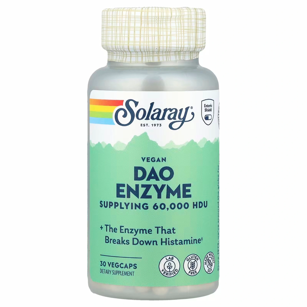 Solaray, Vegan DAO Enzyme, 4.2 mg 30 VegCaps