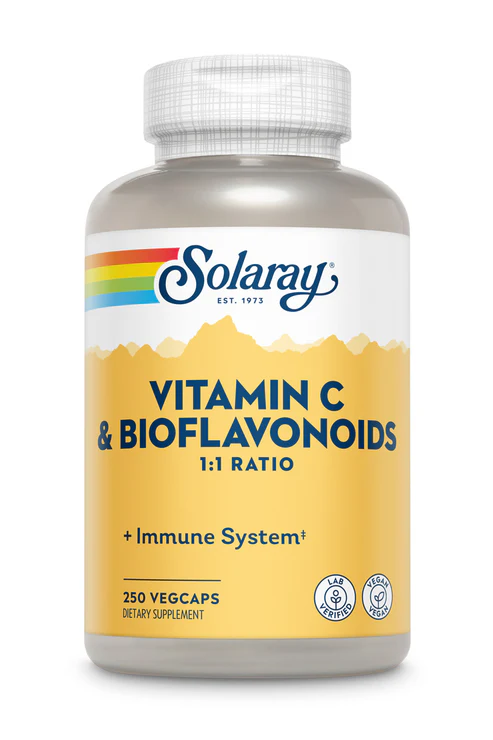 [04433] Solaray, Vitamin C & Bioflavonoids, 250 VegCaps