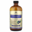 Solgar, Calcium Magnesium Citrate Liquid with Vitamin D3, Blueberry