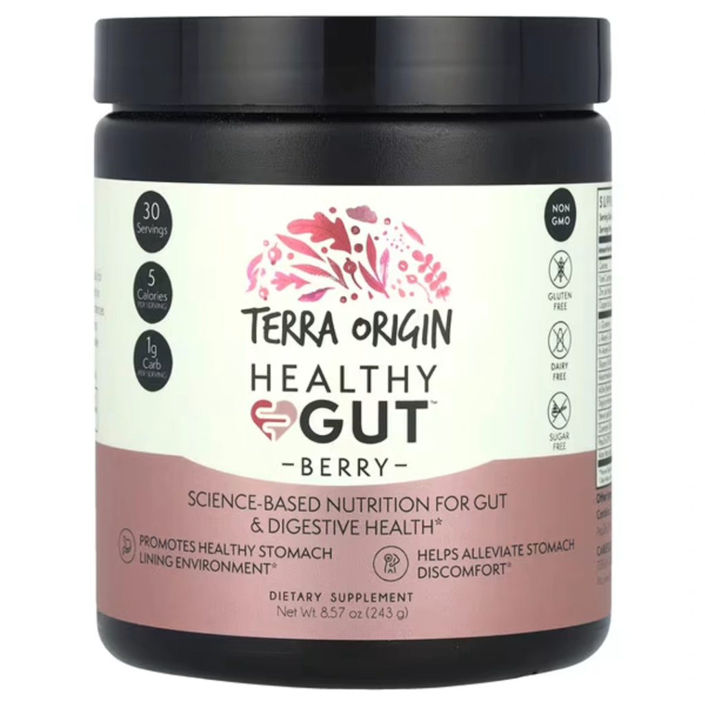 [00748] Terra Origin, Healthy Gut™, Berry, 8.57 oz (243 g)
