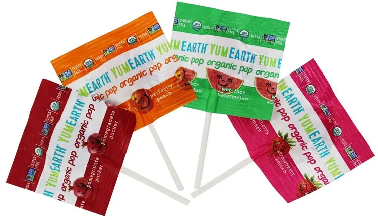 YumEarth, Organic Pops, Vitamin C, Assorted , (1 pop)