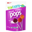 YumEarth, Organic Pops, Vitamin C, Assorted , (50 Pops)