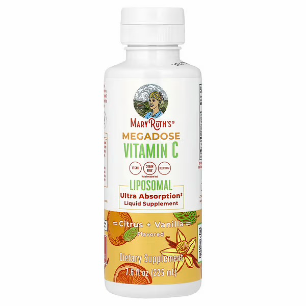 MaryRuth's, Megadose Vitamin C Liposomal, Citrus + Vanilla