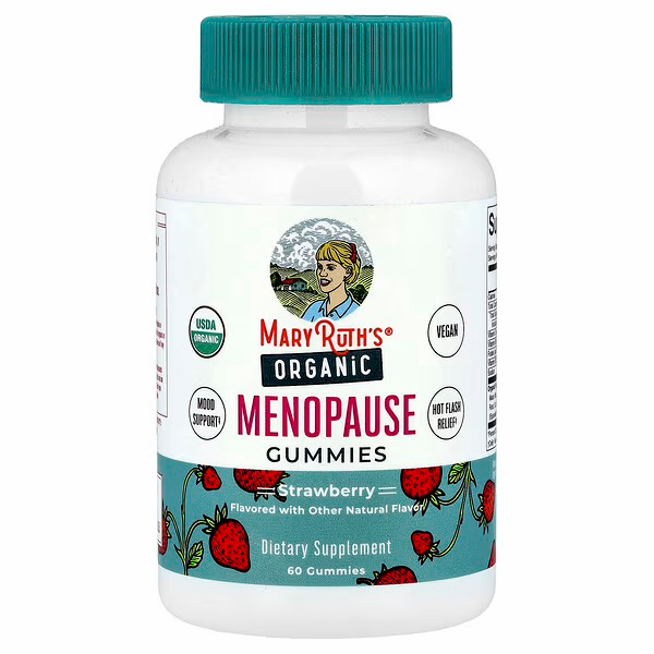 MaryRuth's, Organic Menopause Gummies, Strawberry