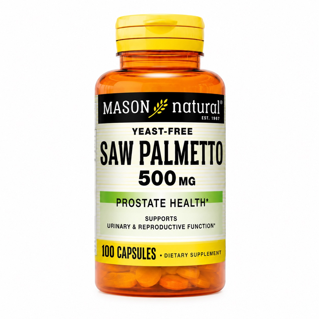 [11519] Mason Natural, Whole Herb Saw Palmetto, 500 mg
