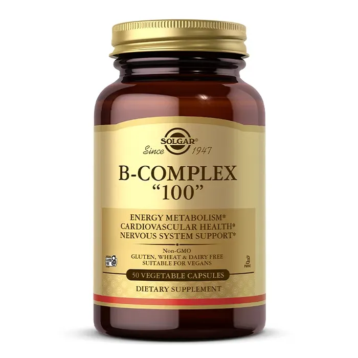 [01149] Solgar, B Complex "100", 50 Vegetable Capsules