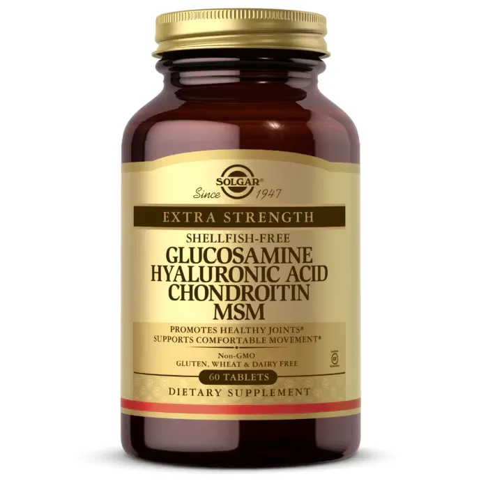 [01316] Solgar, Glucosamine Hyaluronic Acid Chondroitin MSM